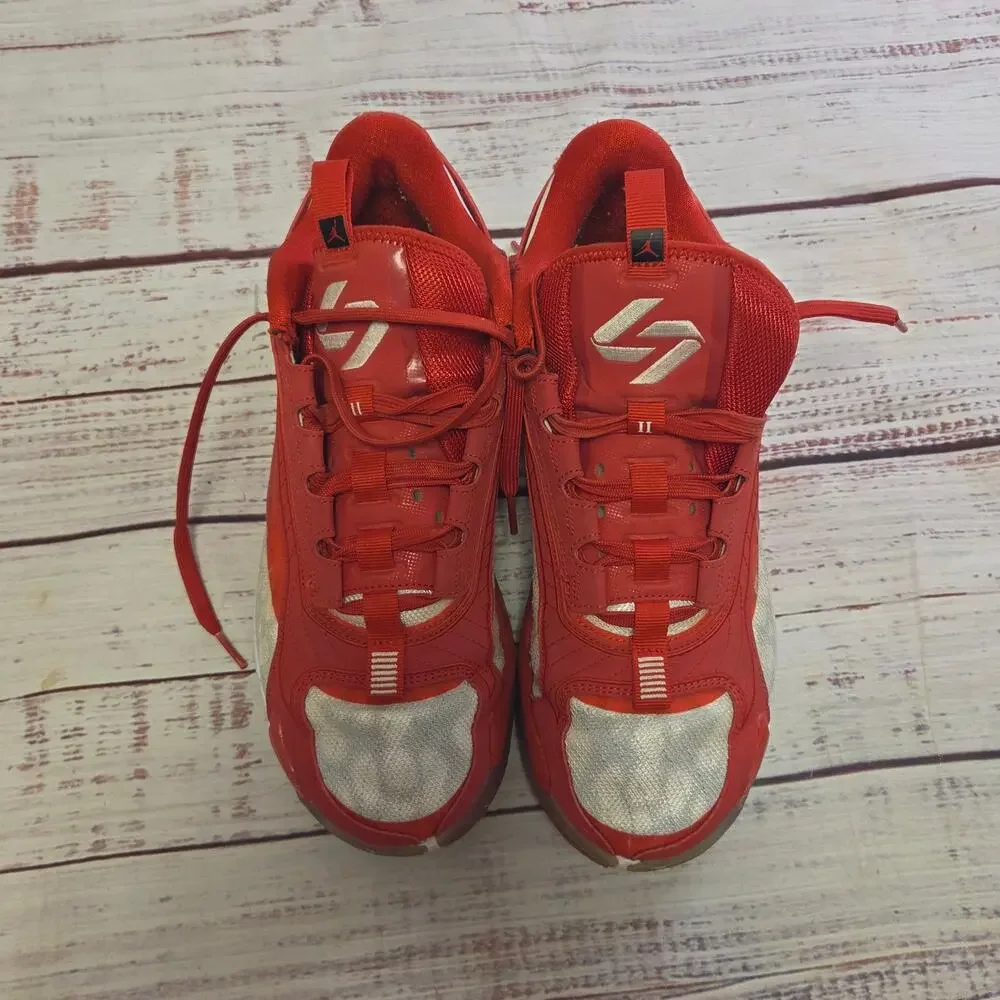 Jordan Luka 2 TB University Red White Men's Size 10.5 Basketball Shoes